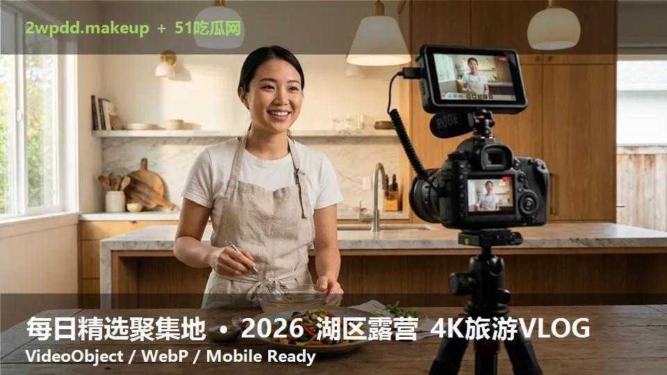 每日精选聚集地 · 2026 湖区露营 4K旅游VLOG