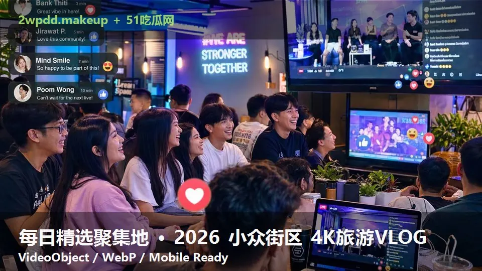 每日精选聚集地 · 2026 小众街区 4K旅游VLOG