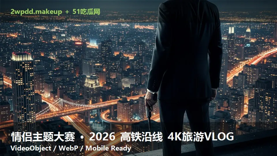 情侣主题大赛 · 2026 高铁沿线 4K旅游VLOG