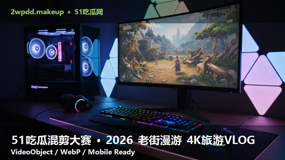 51吃瓜混剪大赛 · 2026 老街漫游 4K旅游VLOG