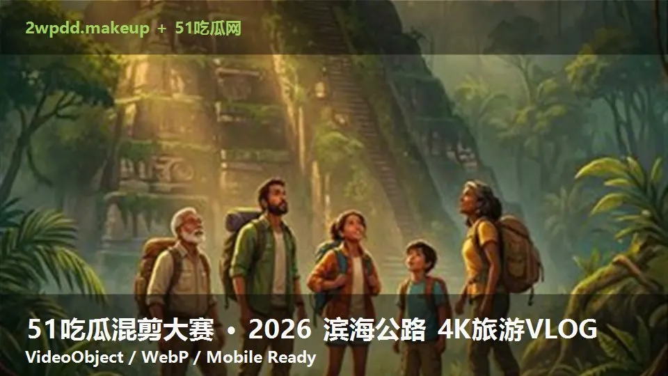 51吃瓜混剪大赛 · 2026 滨海公路 4K旅游VLOG