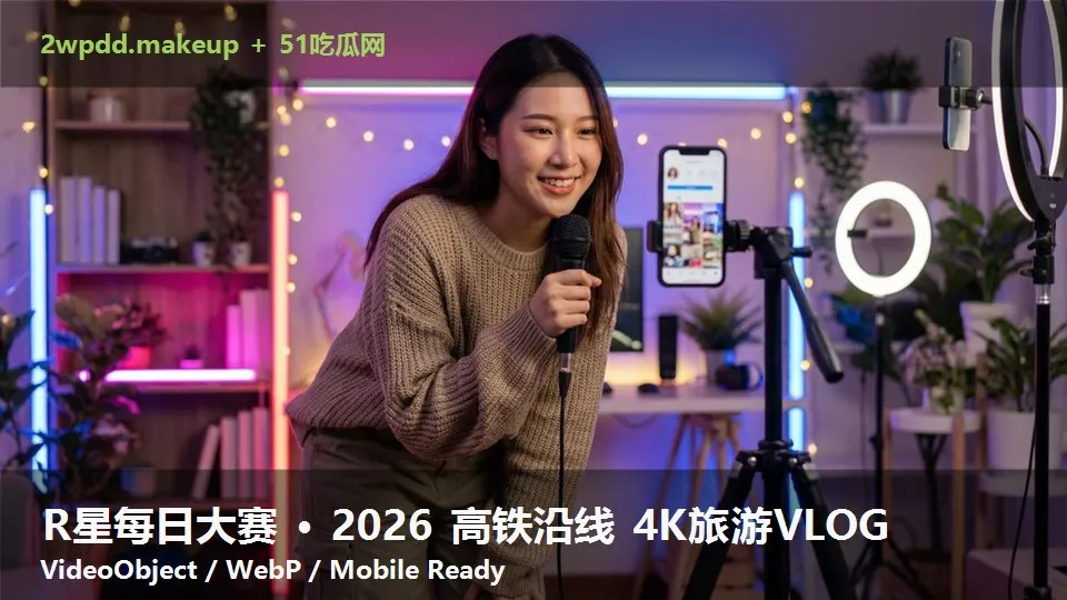 R星每日大赛 · 2026 高铁沿线 4K旅游VLOG